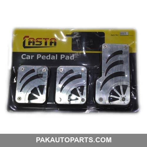 Aluminium Pedal Pad Black And Silver