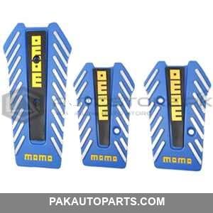 Momo Pedal Covers Manual Transmission Universal Blue Yellow