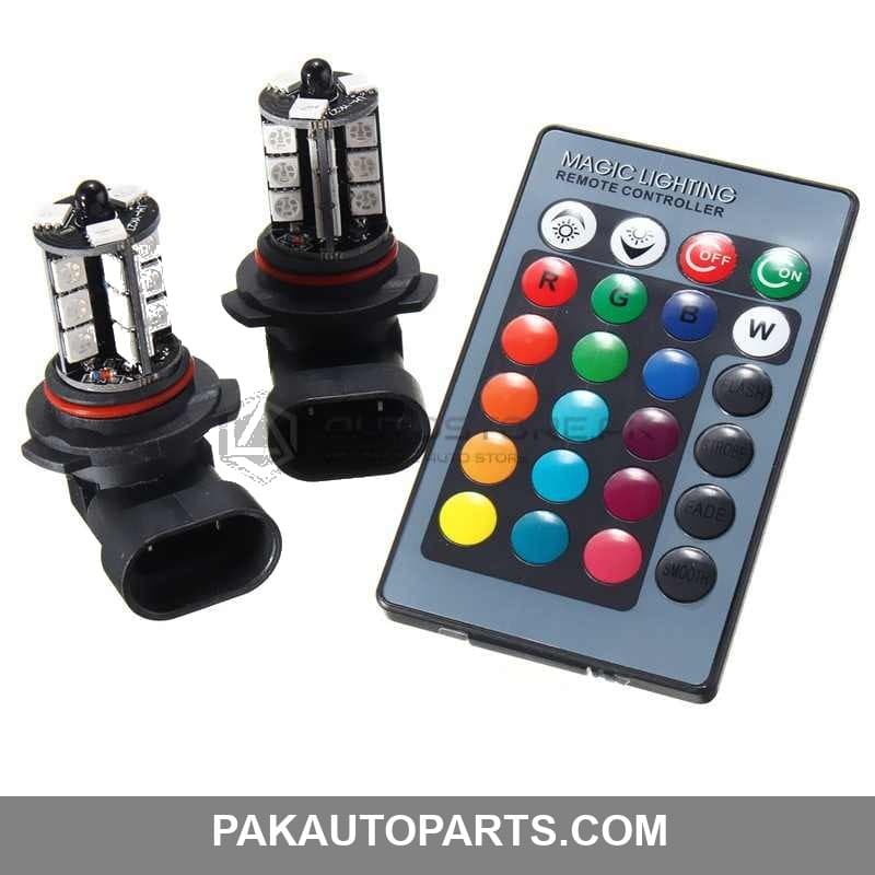 27 SMD RGB Light With Remote Pair