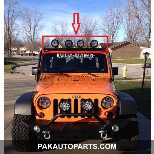Jeep 4 in 1 Windshield Roof LED Bar