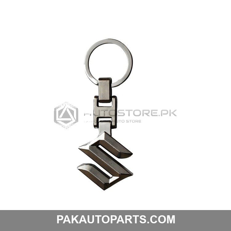 Silver Suzuki Metal Key Chain