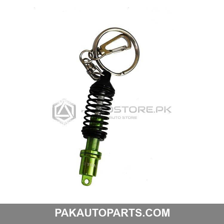 Green Spring Metal Key Chain