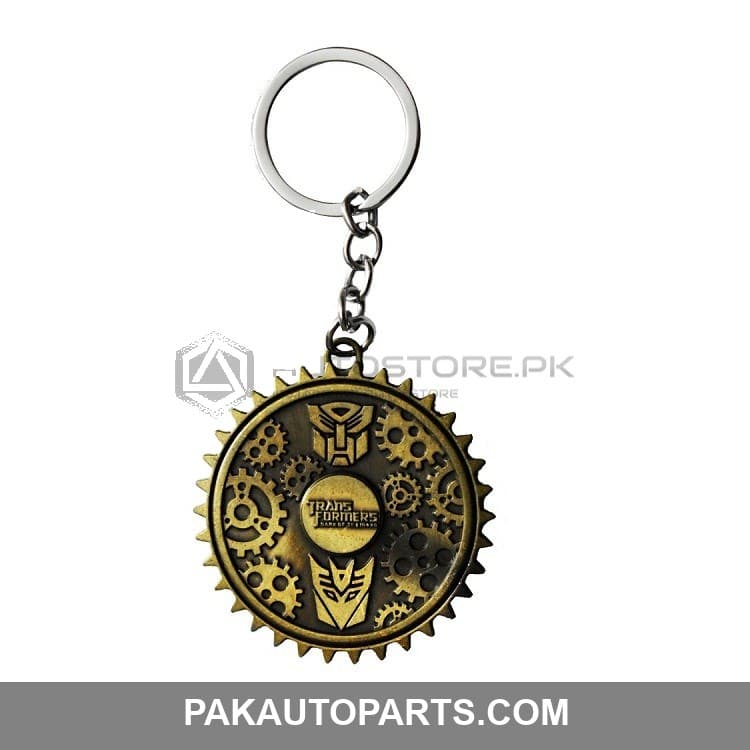 Gold Transformers Metal Key Chain
