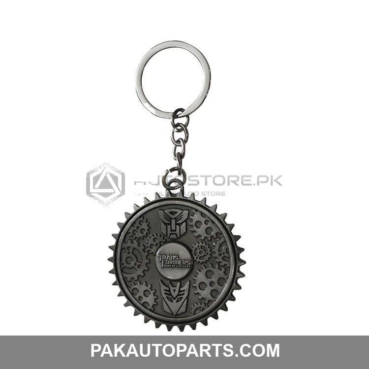 Black Transformers Metal Key Chain