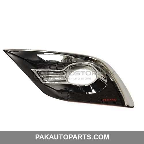 Fog lamp Cover Chrome Black for Toyota Hilux Revo 2016-2019
