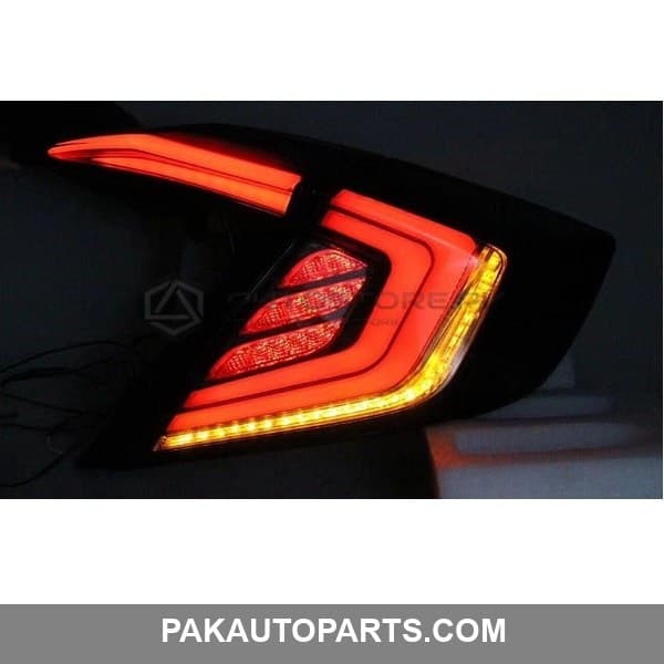 Honda Civic Sequential Lava Tail lamps 4Pcs Set 2016-2021