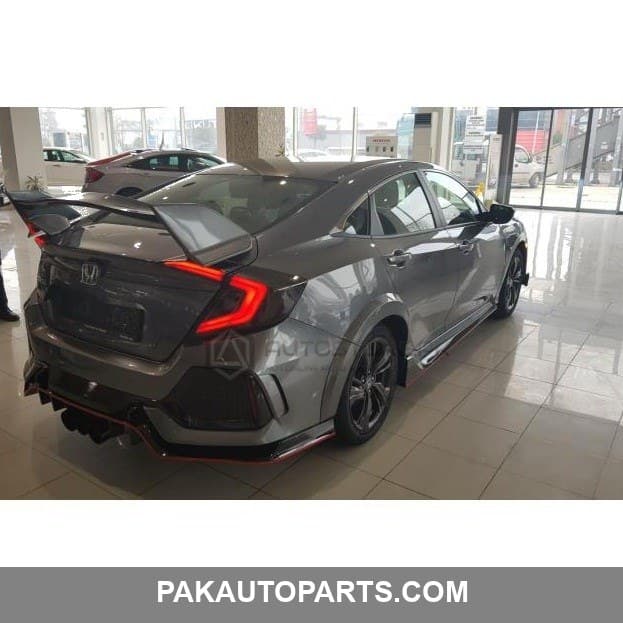 Honda Civic Sequential Red Smoke Led Lava Tail Lamps 4Pcs Set