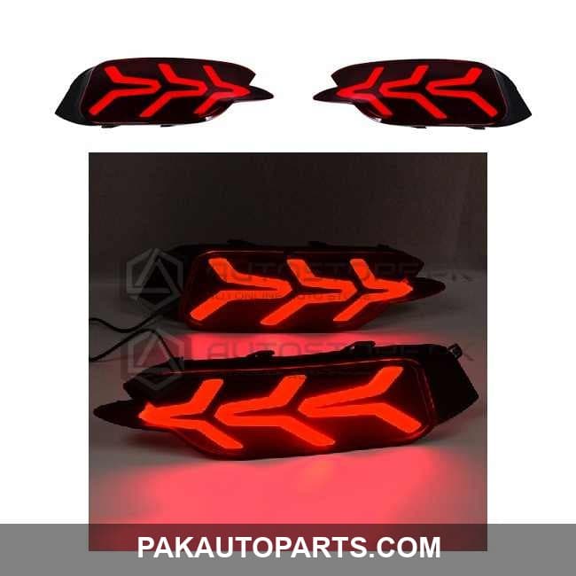 Honda Civic Rear Bumper LED Light Lamborghini Style V2 2016-2021