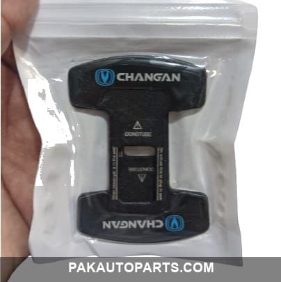 Changan Plastic Seat Belt Clip Pair Black