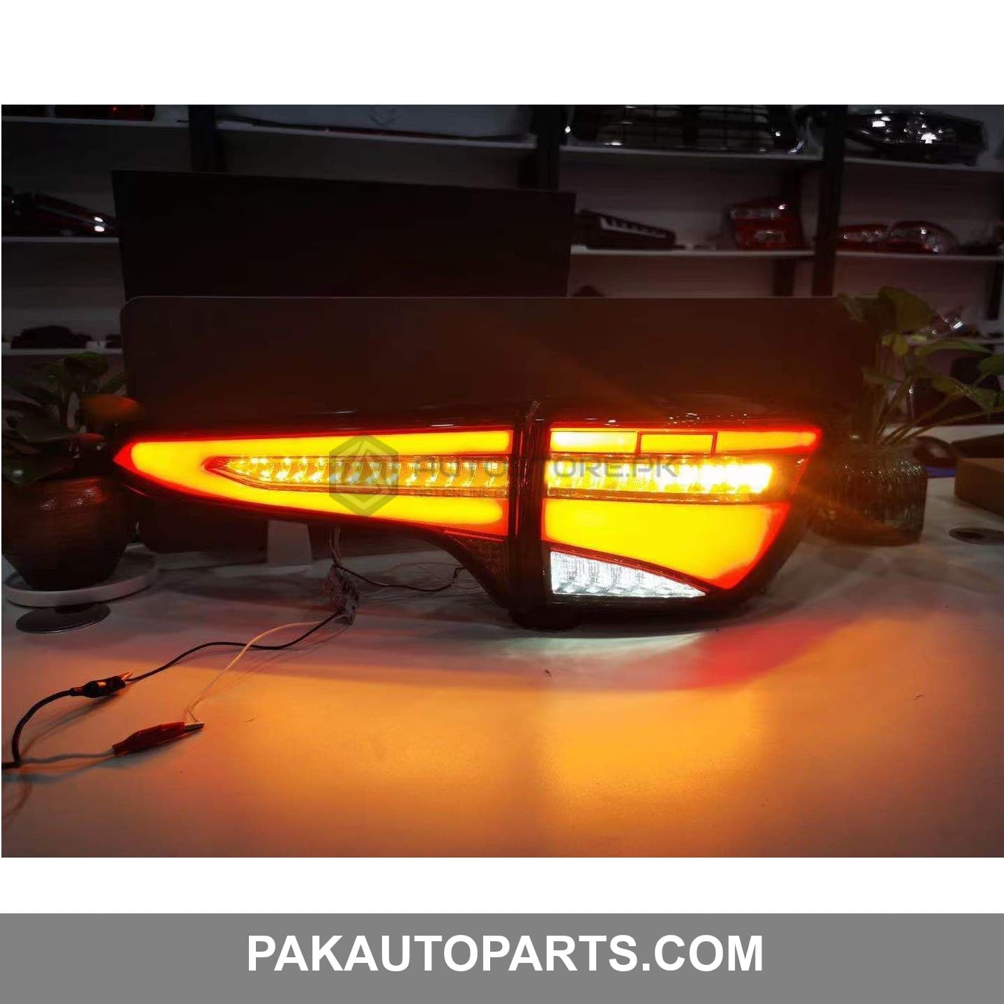 Toyota Fortuner LED Facelift Smoke Tail Lamps 2016-2021