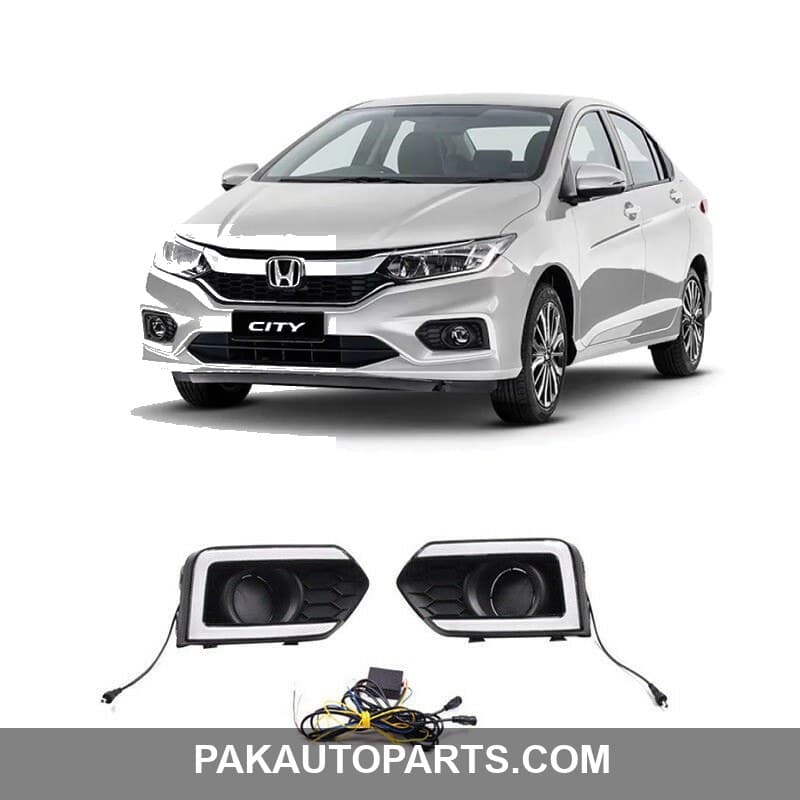 Honda City DRLs Fog Lamps Cover 2021