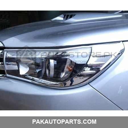 Chrome Head Lamp Cover for Toyota Hilux Revo 2016-2019