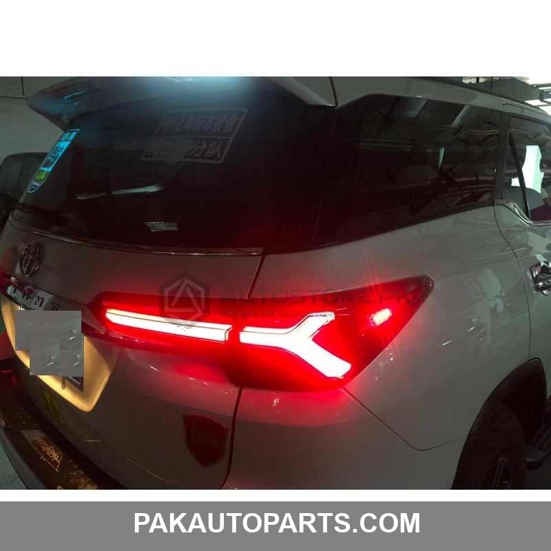 Toyota Fortuner Audi Style Tail Lamps Smoke Style 2016-2021