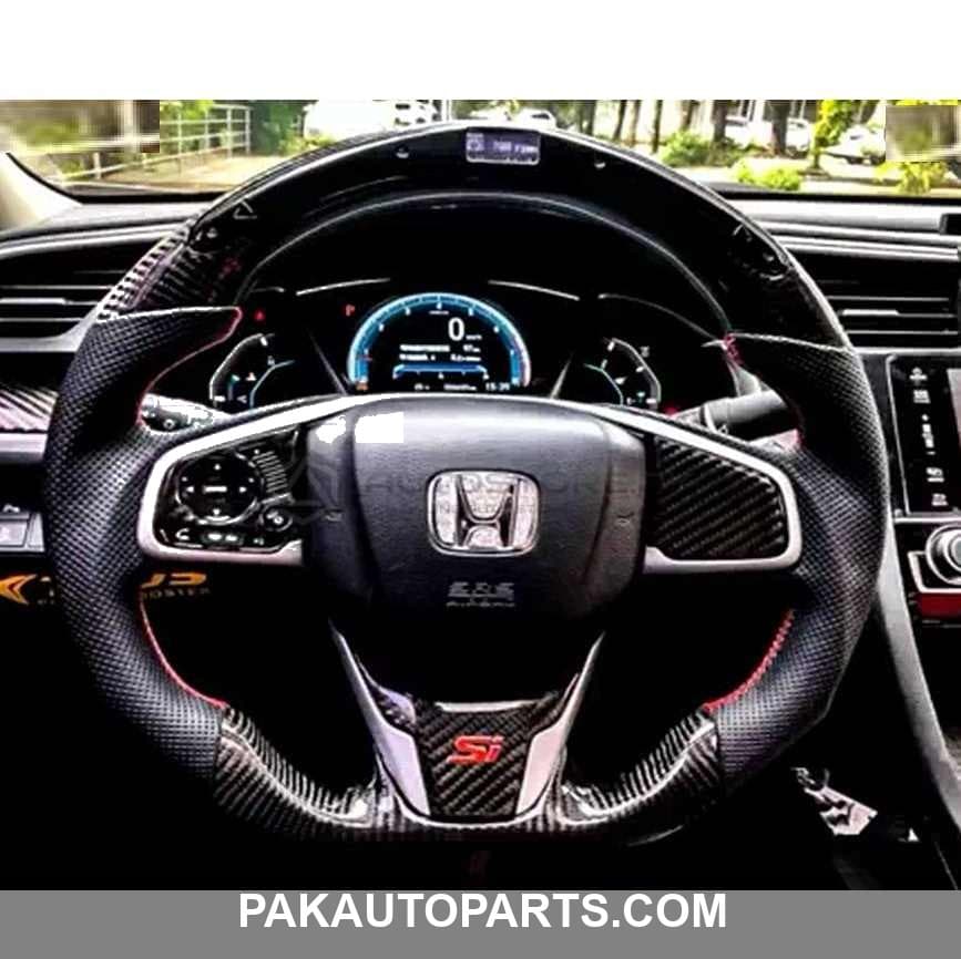 Honda Civic LED Carbon Fiber Steering Wheel 2016-2021