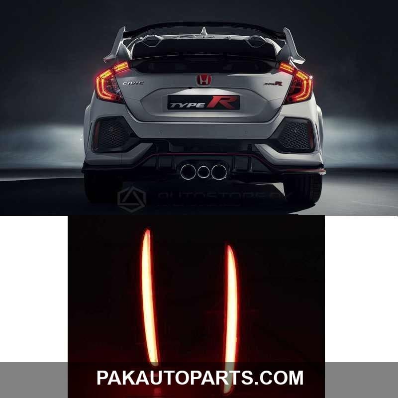 Honda Civic Type R Led Rear Reflectors 2016-2021