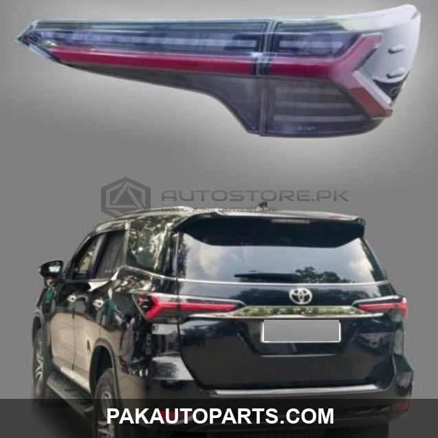 Toyota Fortuner Lamborghini Style Tail Lamps Smoke 2016-2021
