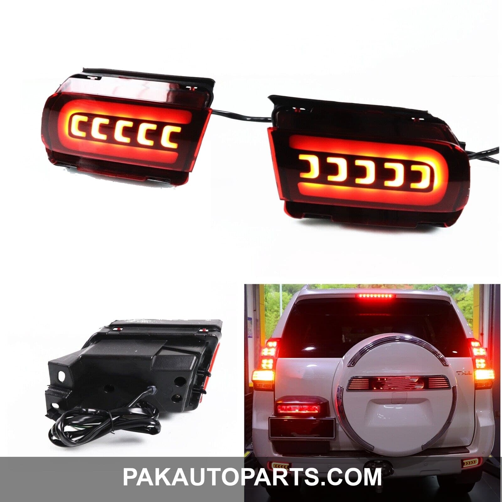 Toyota Prado FJ150 Rear Bumper Lamp V2 2008-2022