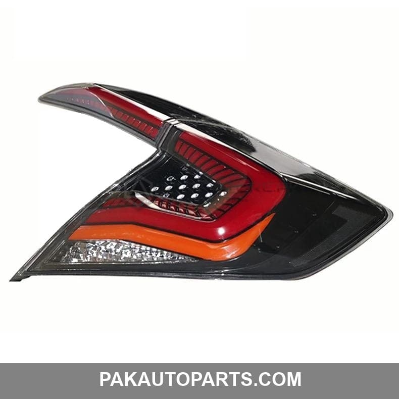 Honda Civic Snake Style Light Smoke Tail Lamps 2016-2021
