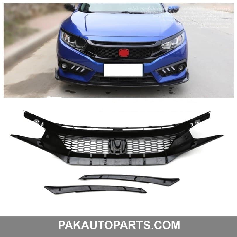 Honda Civic Mesh Grill V2 2016-2021