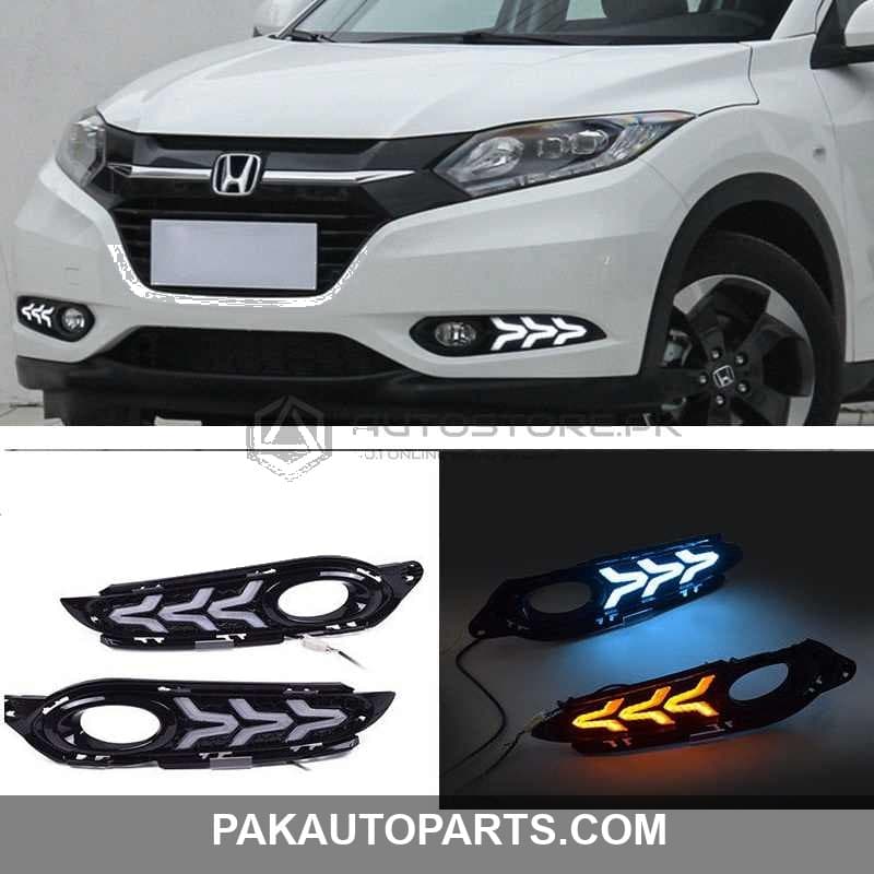Honda Vezel LED DRL Fog Lamp Covers 2013-2017