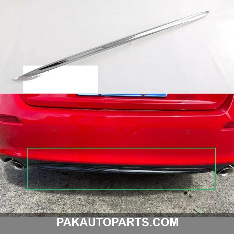 Honda Civic Rear Bumper Trim Chrome 2022-2023