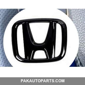 Universal Honda Black Steering Logo Front 2006-2023