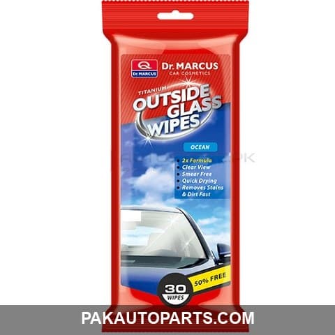 Dr. Marcus Titanium Outside glass wipes