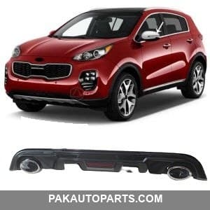 Kia Sportage Rear Bumper Diffuser Carbon Fiber 2019-2021