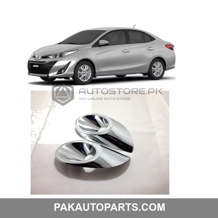 Toyota Yaris Front Fog Light Chrome Housing 2020-2023