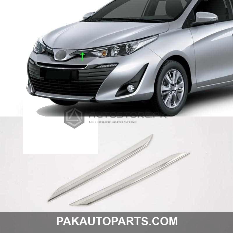 Toyota Yaris Ativ Front Grill Chrome Trims 2020-2023