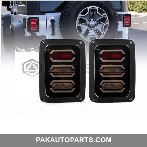 Wrangler Jeep Tail Lamps Full Function LED Back Lamps