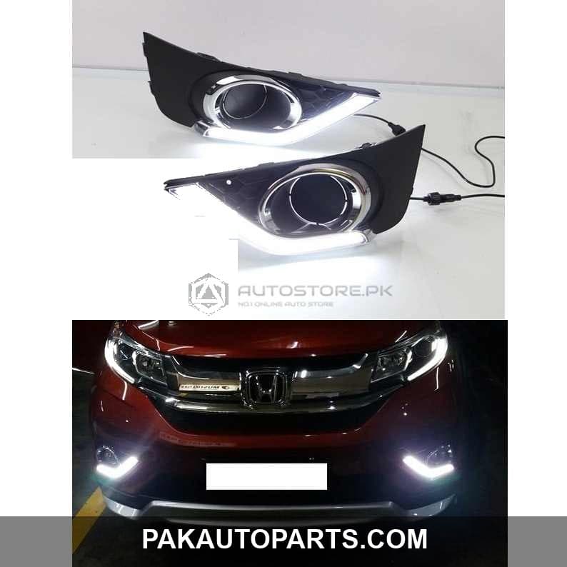 Honda BRV Fog Lamp DRL Cover Dual 2017-2019
