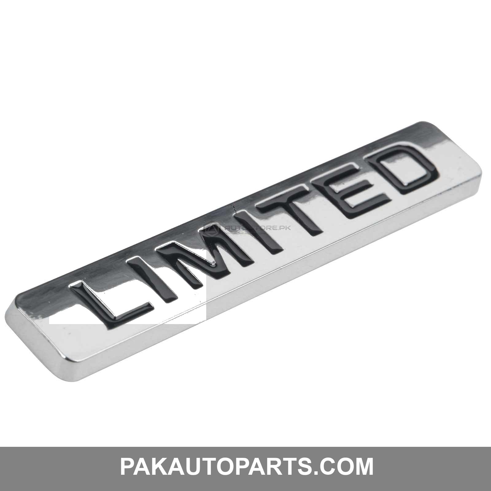 Limited Metal Logo Silver Black