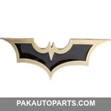 Batman Metal Logo Black Gold