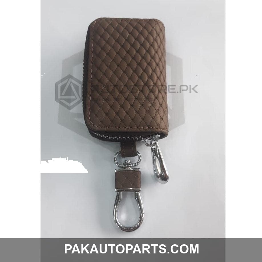 Universal Leather Zipper Key Cover