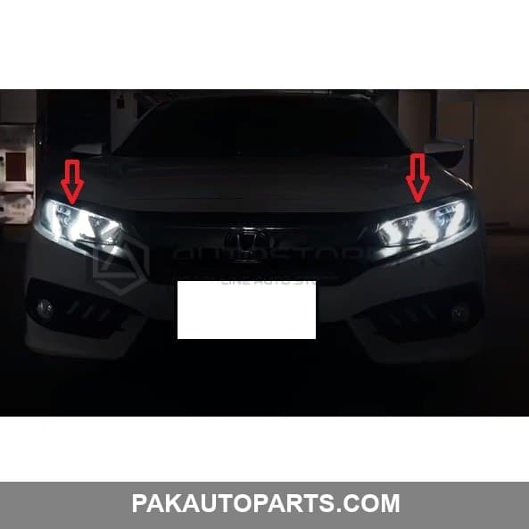 Honda Civic Lamborghini Huracan Style Head lamp 2016-2021