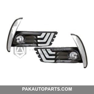 Toyota Corolla Facelift Lexus Style Fog Lamp DRL Covers 2017-2020