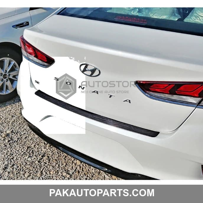 Hyundai Sonata Rear Bumper Protector Black 2021-2023