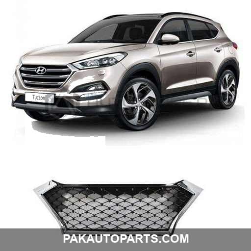 Hyundai Tucson Front Chrome Honey Comb Style Grill 2015-2020