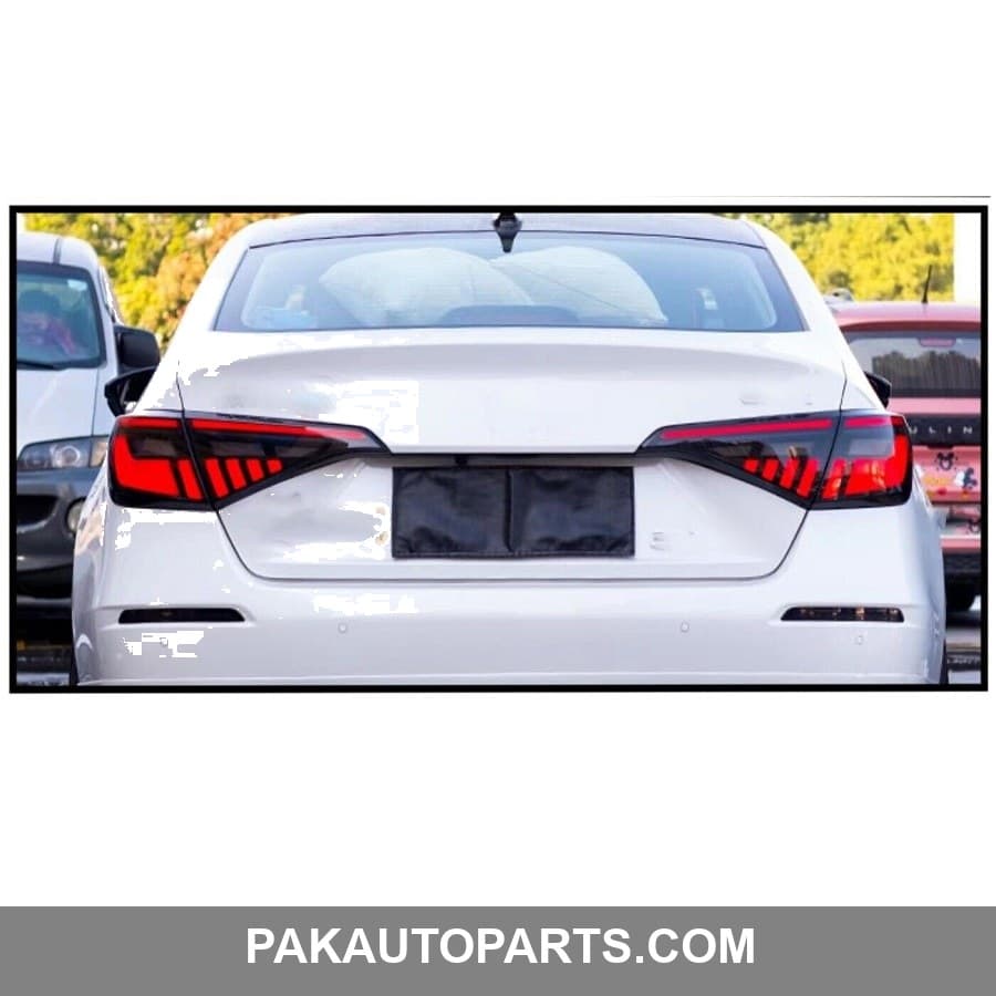 Honda Civic Tail Lamps Red V2 2022-2023
