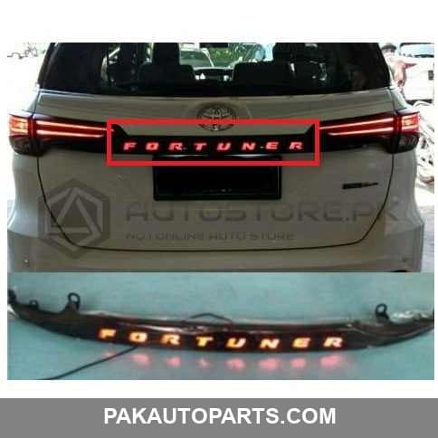 Toyota Fortuner LED Trunk Garnish Light Chrome 2016-2021