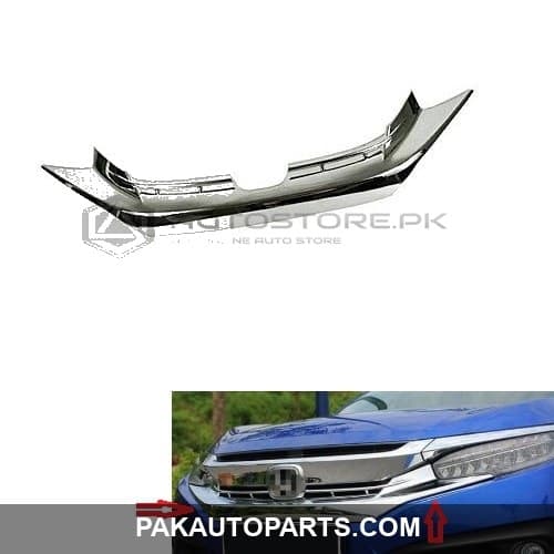 Honda Civic Chrome Grill Cover 2017-2021