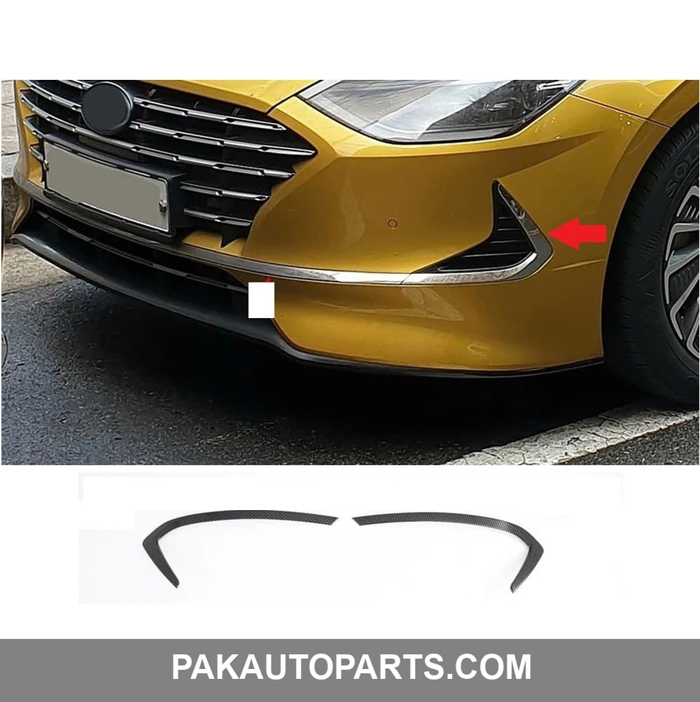 Hyundai Sonata Fog Lamps Carbon Fiber Trim 2021-2023