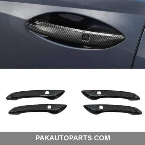 Hyundai Sonata Door Handle Cover Carbon Fiber 2021-2023