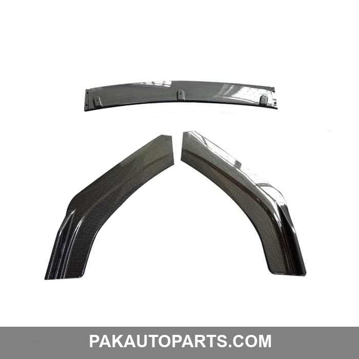 Toyota Corolla Front Splitter 3 Pcs Carbon Fiber 2016-2020