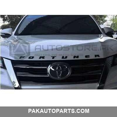 Toyota Fortuner Front Bonnet 3D Letters In Matt Black 2016-2021