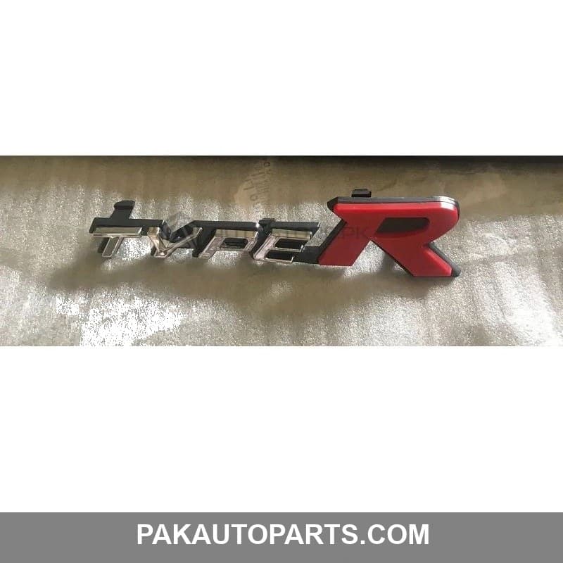 Type R Metal Logo Red Each