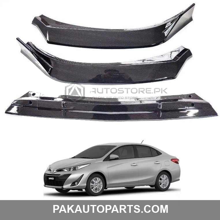 Toyota Yaris Front Bumper Splitter Carbon Fiber 2020-2023