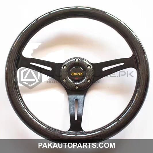 Traply Steering Wheel Black
