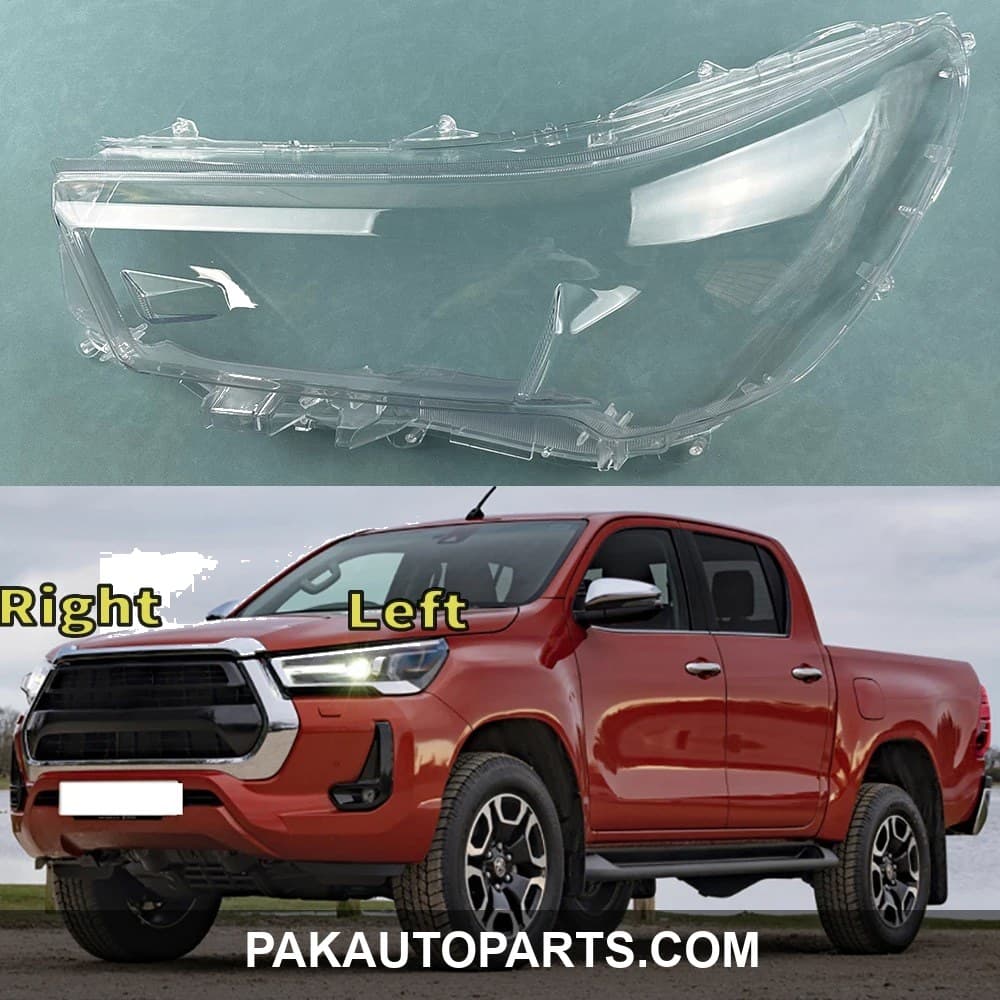 Toyota Hilux Rocco | Revo Head Lamp Cover Lens 2021-2023